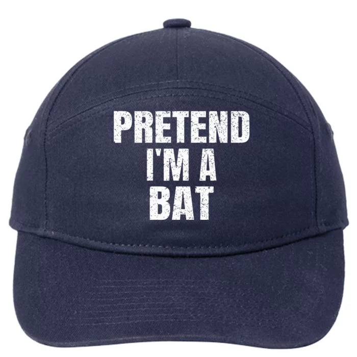 Pretend IM A Bat Family Group Easy Halloween Costume 7-Panel Snapback Hat