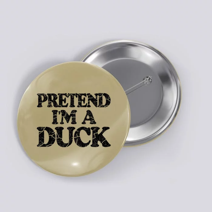 Pretend IM A Duck Diy Easy Halloween Costume Button