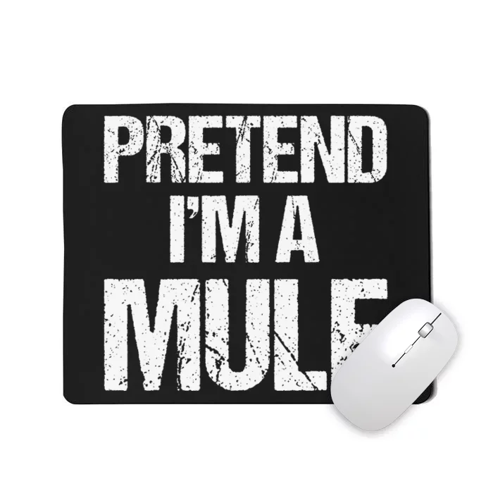 Pretend I'm A Bat Funny Lazy Halloween Costume Mousepad