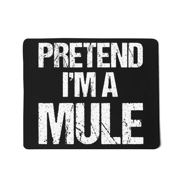 Pretend I'm A Bat Funny Lazy Halloween Costume Mousepad