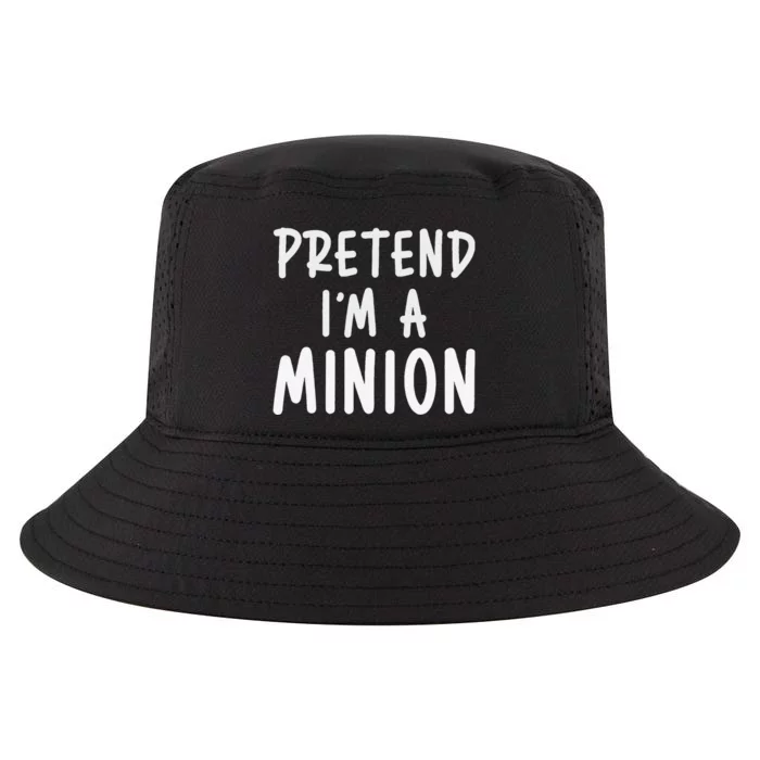 Pretend IM A Minion Costume Party Funny Halloween Minion Cool Comfort Performance Bucket Hat