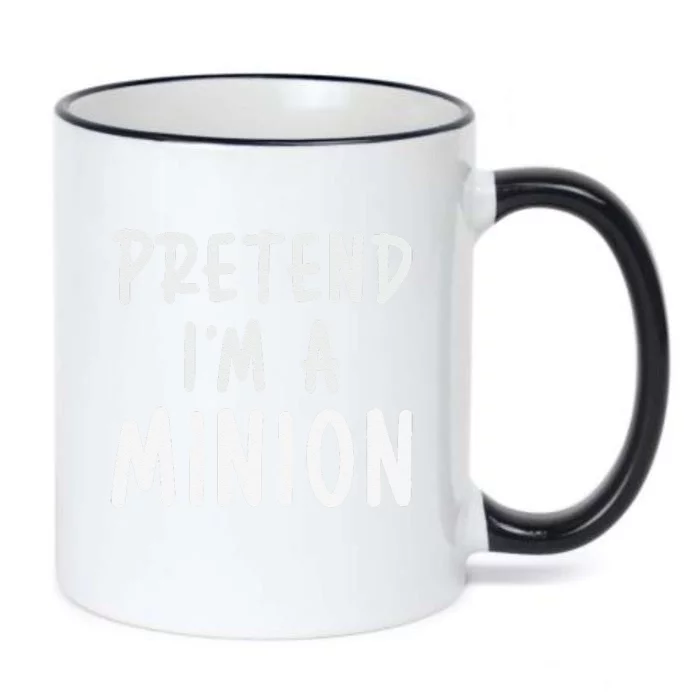 Pretend IM A Minion Costume Party Funny Halloween Minion Black Color Changing Mug