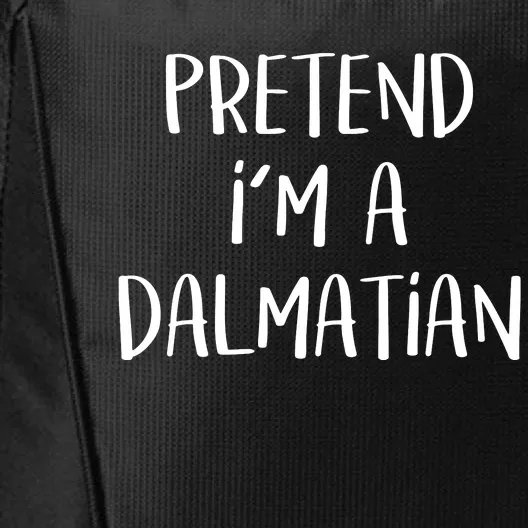 Pretend Im A Dalmatian Costume Funny Halloween Party City Backpack