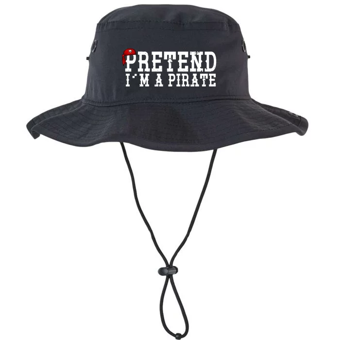 Pretend I'm A Pirate Funny Halloween Costume Legacy Cool Fit Booney Bucket Hat