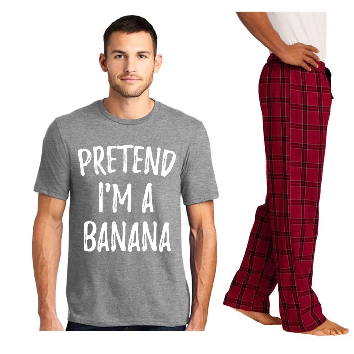 Pretend IM A Banana Funny Cute Halloween Costume Gift Pajama Set