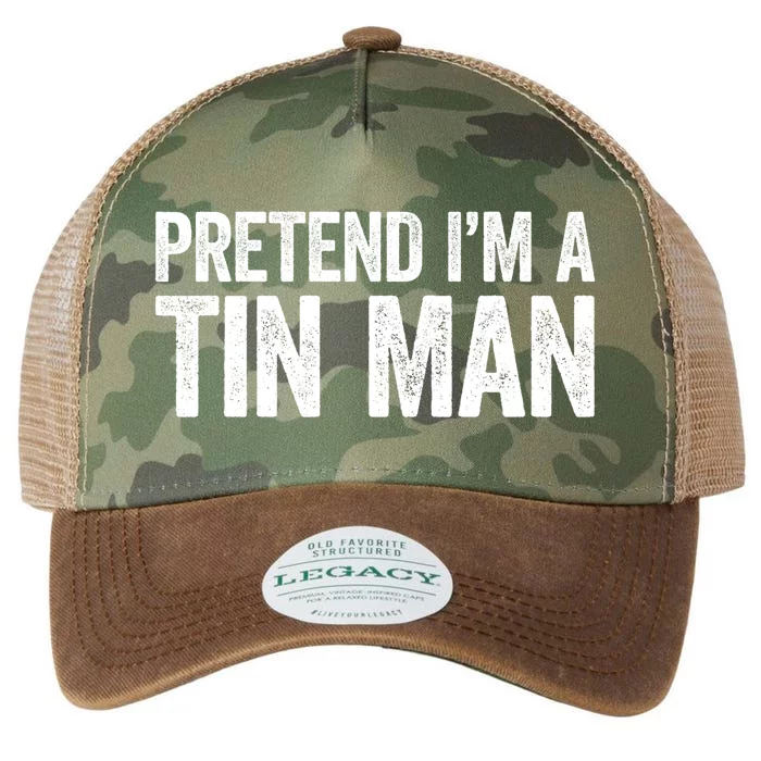 Pretend IM A Tin Man Adult Costume Legacy Tie Dye Trucker Hat