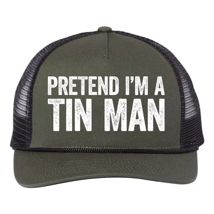 Pretend IM A Tin Man Adult Costume Retro Rope Trucker Hat Cap