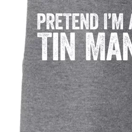 Pretend IM A Tin Man Adult Costume Doggie 3-End Fleece Hoodie