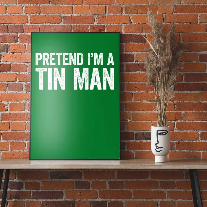 Pretend IM A Tin Man Adult Costume Poster