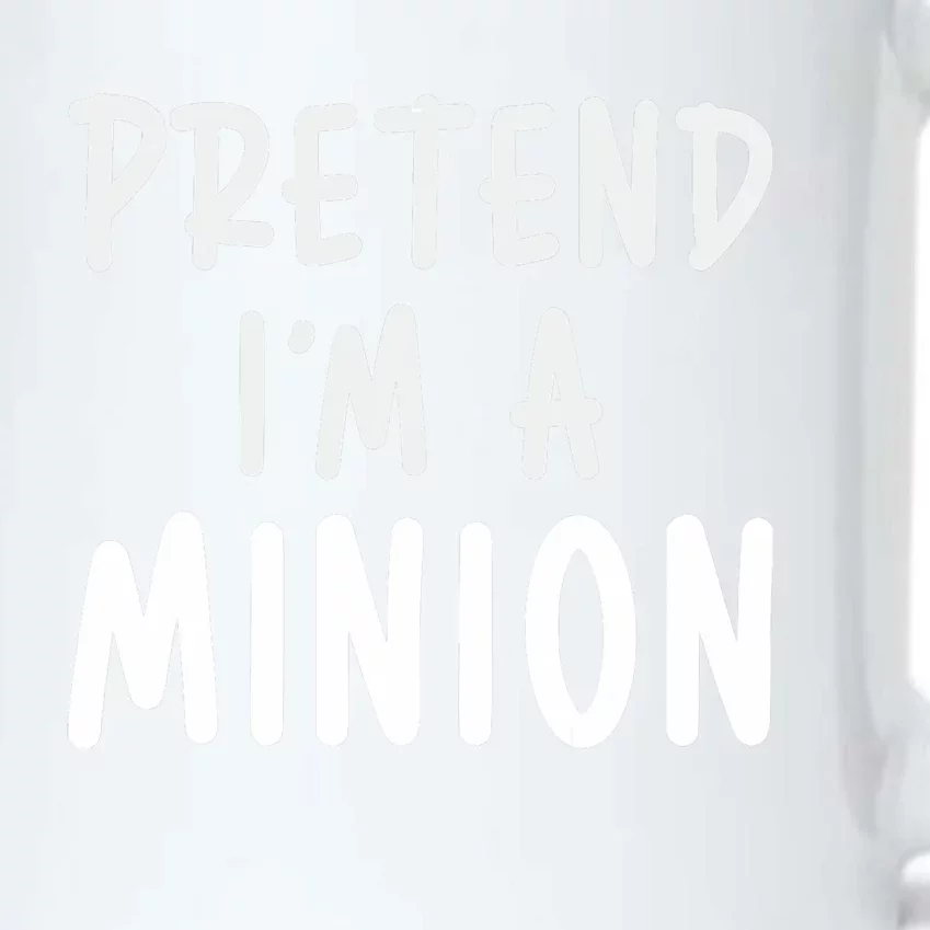 Pretend IM A Minion Costume Party Funny Halloween Minion Black Color Changing Mug