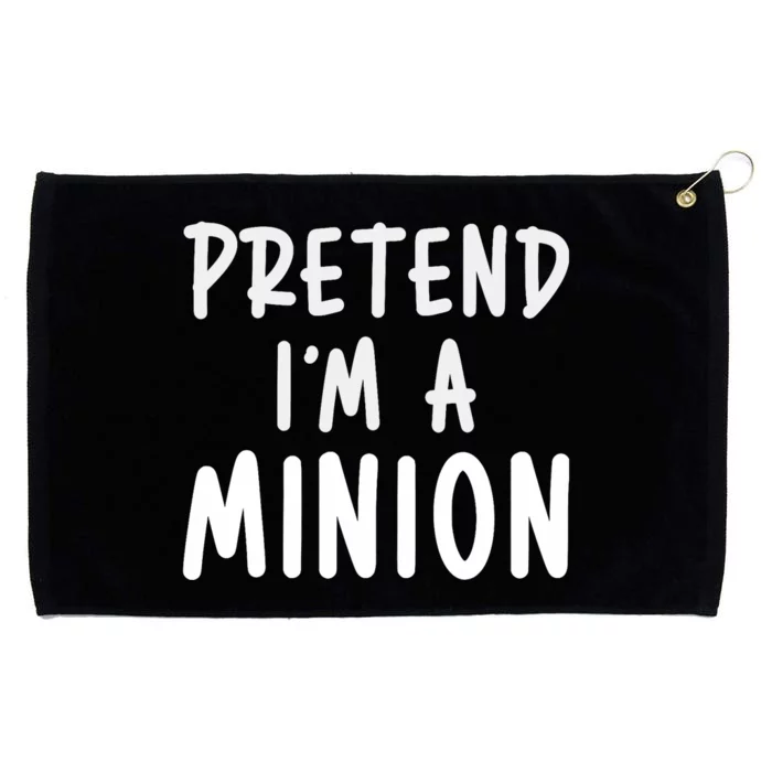 Pretend IM A Minion Costume Party Funny Halloween Minion Grommeted Golf Towel