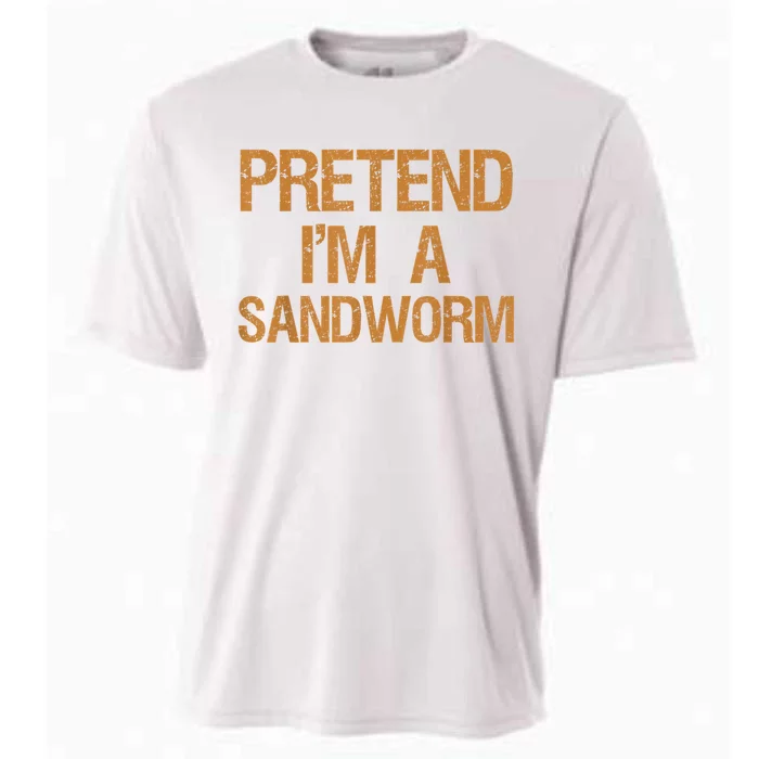 Pretend Im A Sandworm Funny Boy & Women Costume Cooling Performance Crew T-Shirt