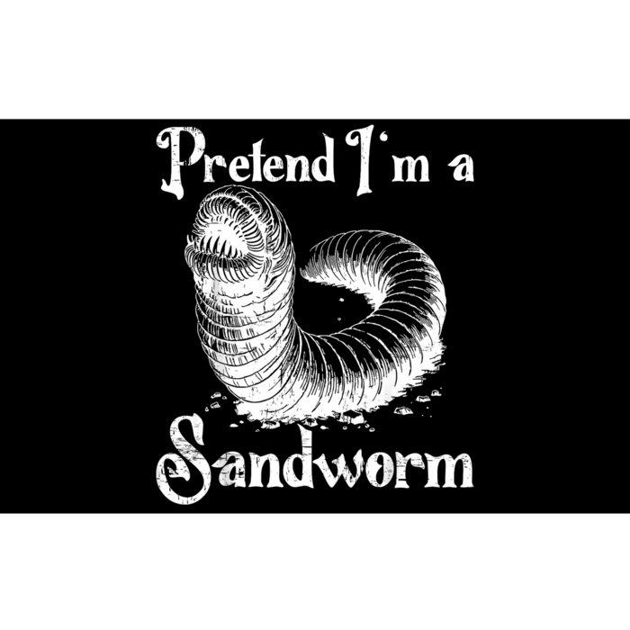 Pretend IM A Sandworm Funny Halloween Costume Bumper Sticker