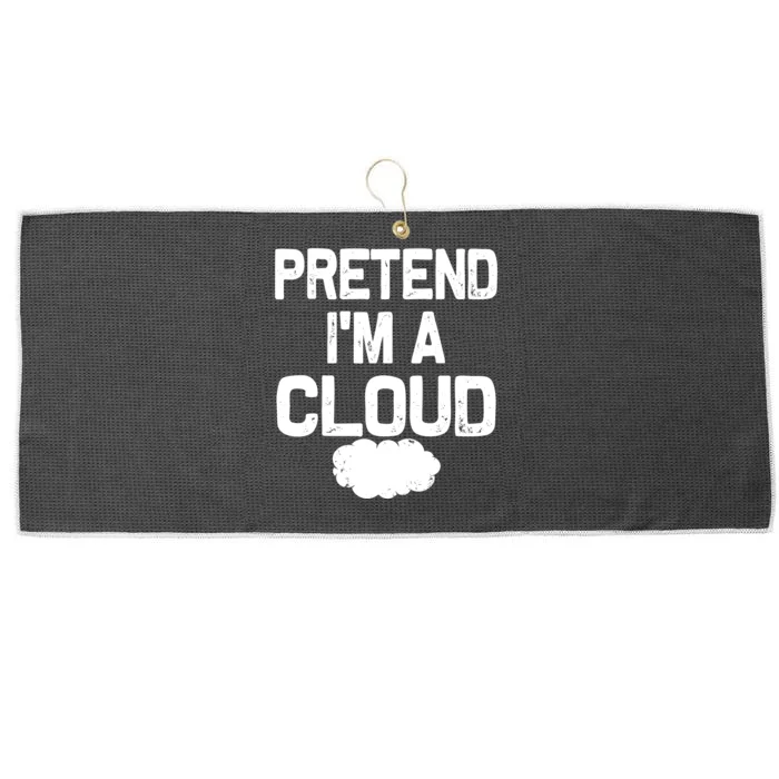 Pretend IM A Cloud Halloween Costumes Large Microfiber Waffle Golf Towel