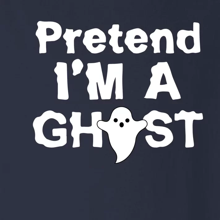 Pretend I'm A Ghost Funny Halloween Toddler Long Sleeve Shirt