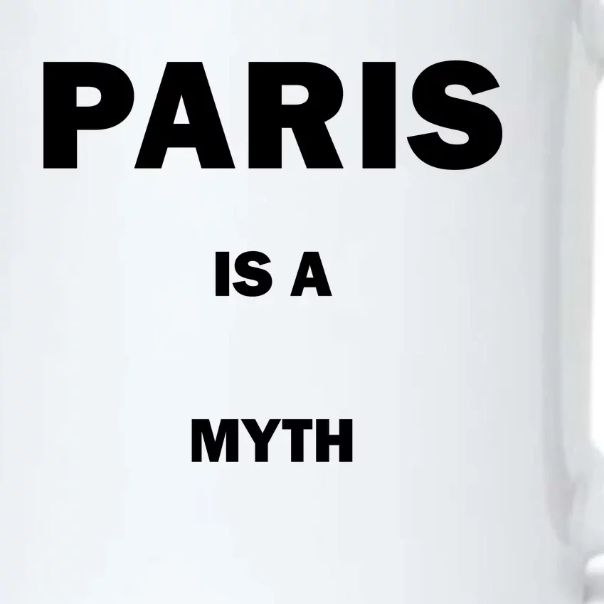 Paris Is A Myth Black Color Changing Mug