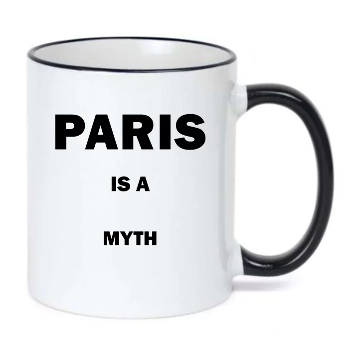 Paris Is A Myth Black Color Changing Mug