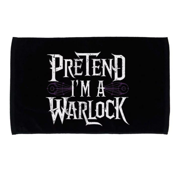 Pretend IM A Warlock Microfiber Hand Towel