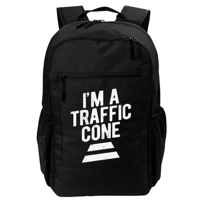 PRETEND IM A TRAFFIC CONE Funny Lazy Halloween Costume Daily Commute Backpack