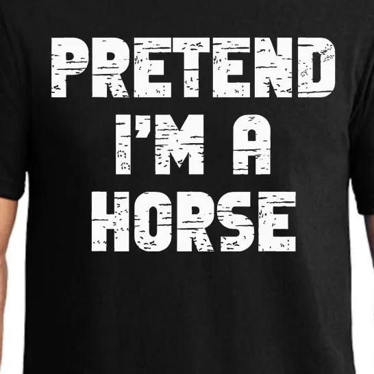 Pretend I'm A Horse Party Halloween Costume Pajama Set