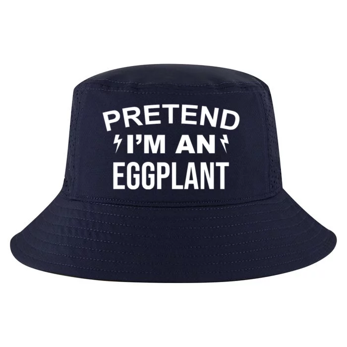 Pretend I'm An Eggplant Lazy Halloween Costume Cool Comfort Performance Bucket Hat