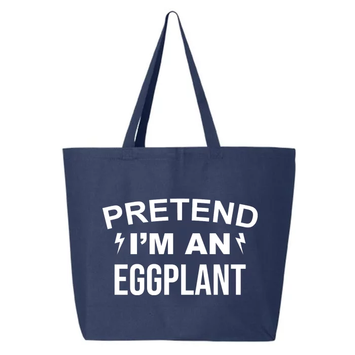 Pretend I'm An Eggplant Lazy Halloween Costume 25L Jumbo Tote