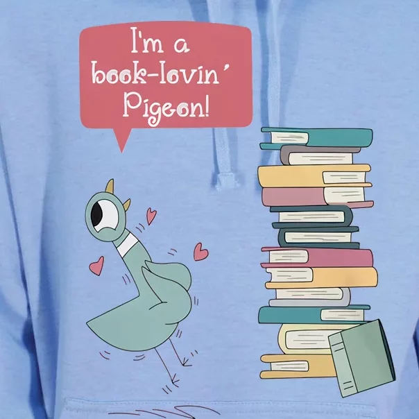 Pigeon I'm A Book Lovin Comic Piggie Lover Bookaholic Fan Book Re Unisex Surf Hoodie