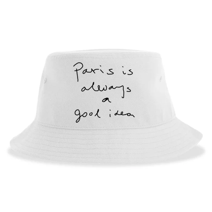 Paris Is Always A Good Idea Sustainable Bucket Hat