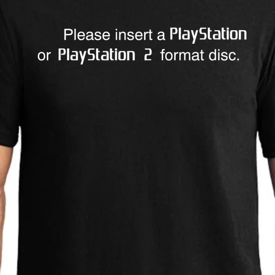 Please Insert A Playstation Or Playstation 2 Format Disc Pajama Set