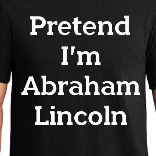 Pretend IM Abraham Lincoln Costume Funny Halloween History Pajama Set