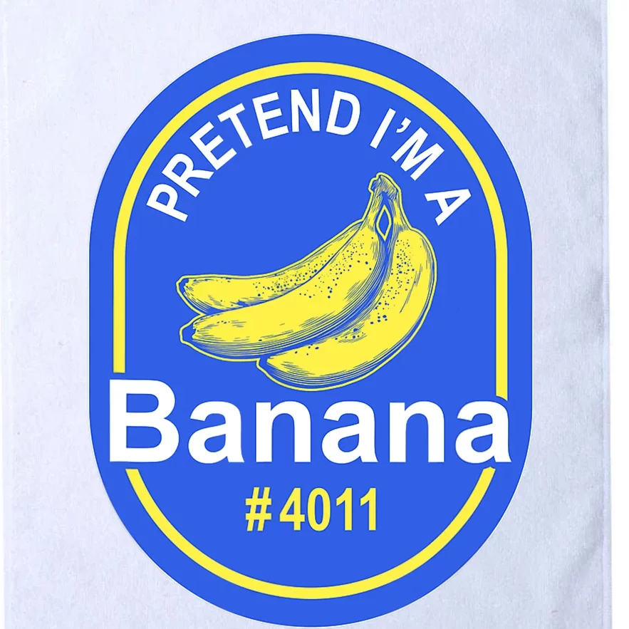 Pretend I'm A Banana Lazy Halloween Last Minute Costume Platinum Collection Golf Towel