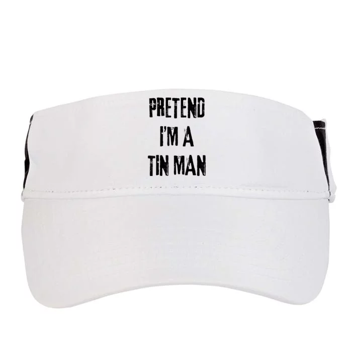 Pretend IM A Tin Man Halloween Last Minute Costume Party Adult Drive Performance Visor