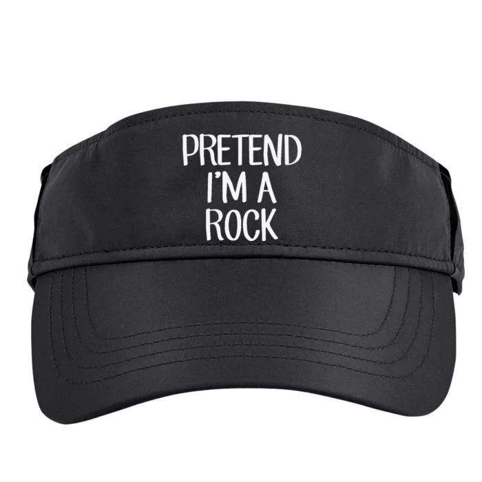 Pretend IM A Rock Costume Family Lazy Easy Halloween Adult Drive Performance Visor