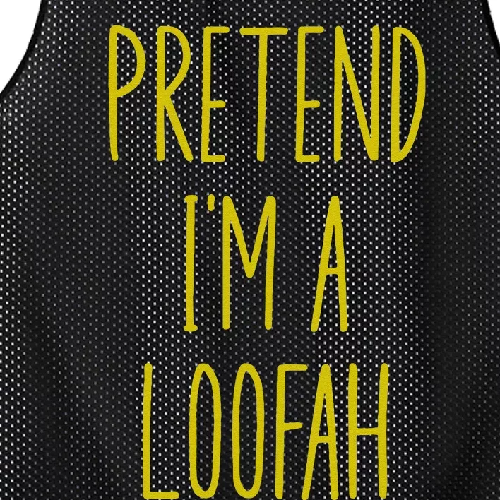 Pretend IM A Loofah Bath Sponge Halloween Mesh Reversible Basketball Jersey Tank