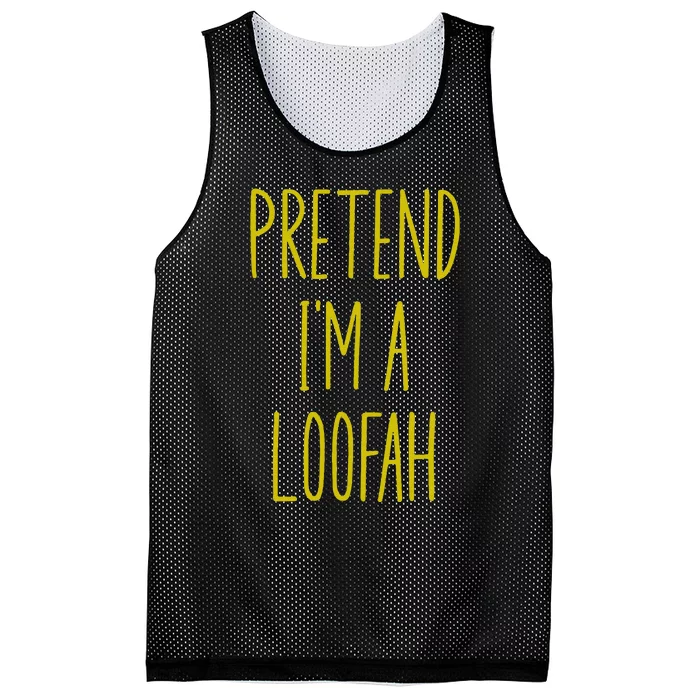 Pretend IM A Loofah Bath Sponge Halloween Mesh Reversible Basketball Jersey Tank