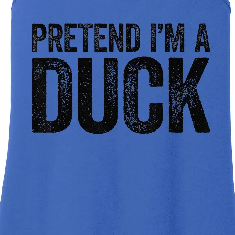 Pretend Im A Duck Matching Duck Ladies Essential Tank