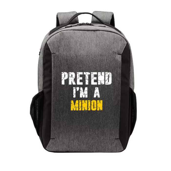 Pretend IM A Minion Hasslefree Holiday Costume Vector Backpack