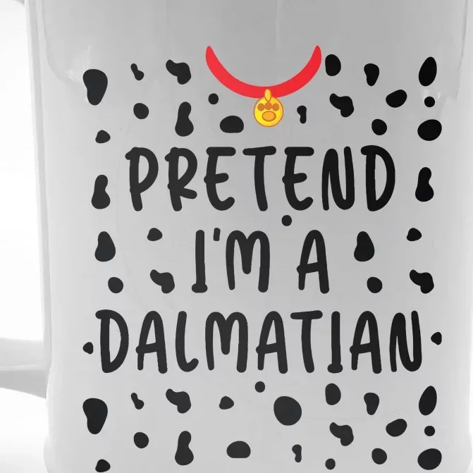 Pretend Im A Dalmatian Funny Lazy Halloween Costume Front & Back Beer Stein