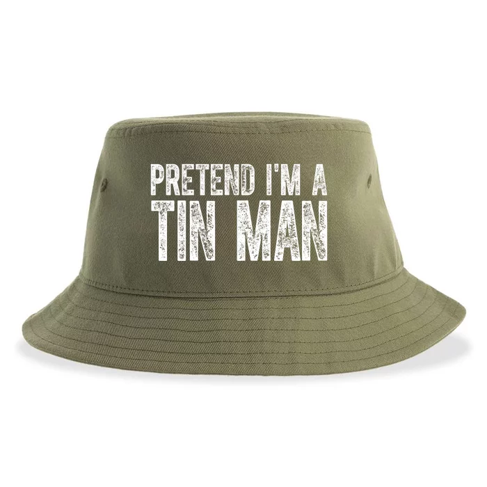 Pretend Im A Tin Man Funny Costume Sustainable Bucket Hat