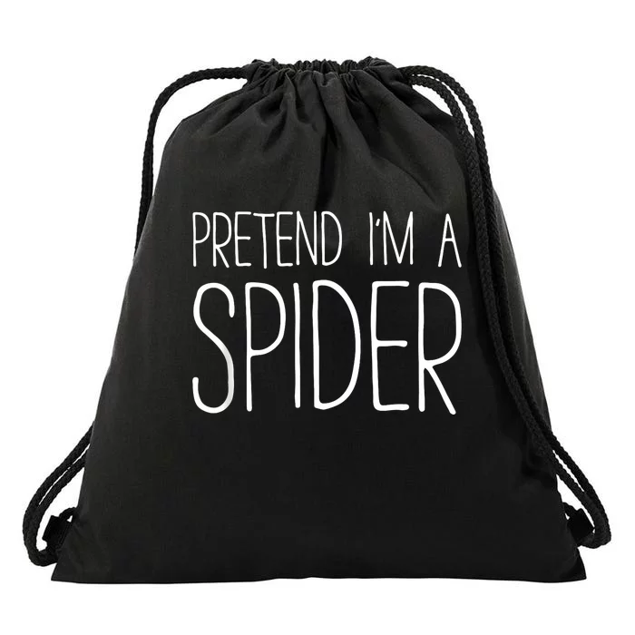 Pretend IM A Spider Adult Women Costume Drawstring Bag