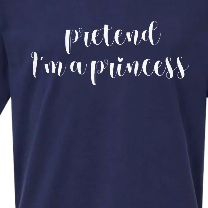 Pretend IM A Princess Lazy Halloween Prince Sueded Cloud Jersey T-Shirt