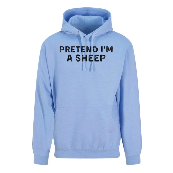 Pretend IM A Shee.P Easy Lamb Halloween Unisex Surf Hoodie