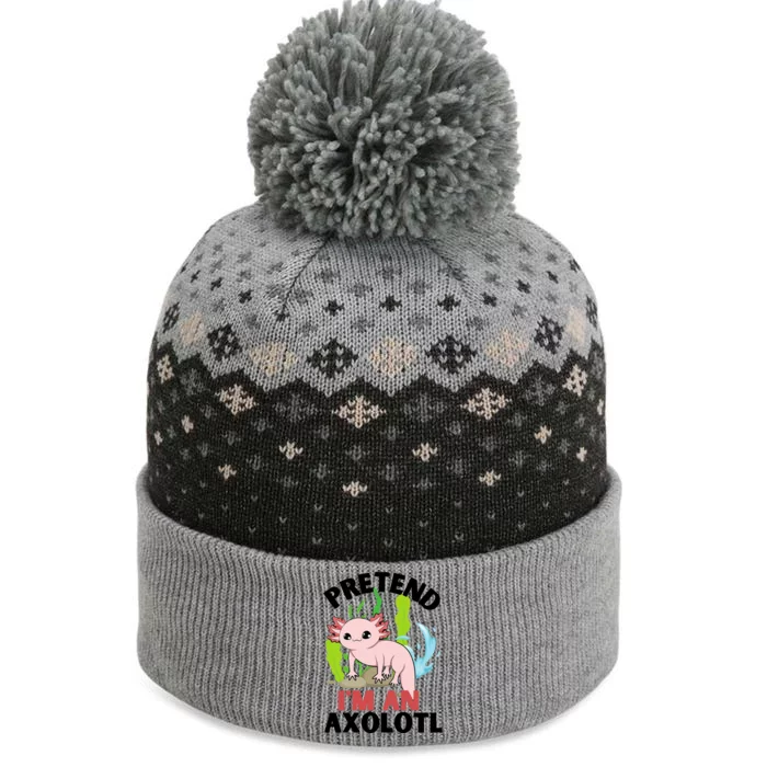 Pretend I'm An Axolotl The Baniff Cuffed Pom Beanie