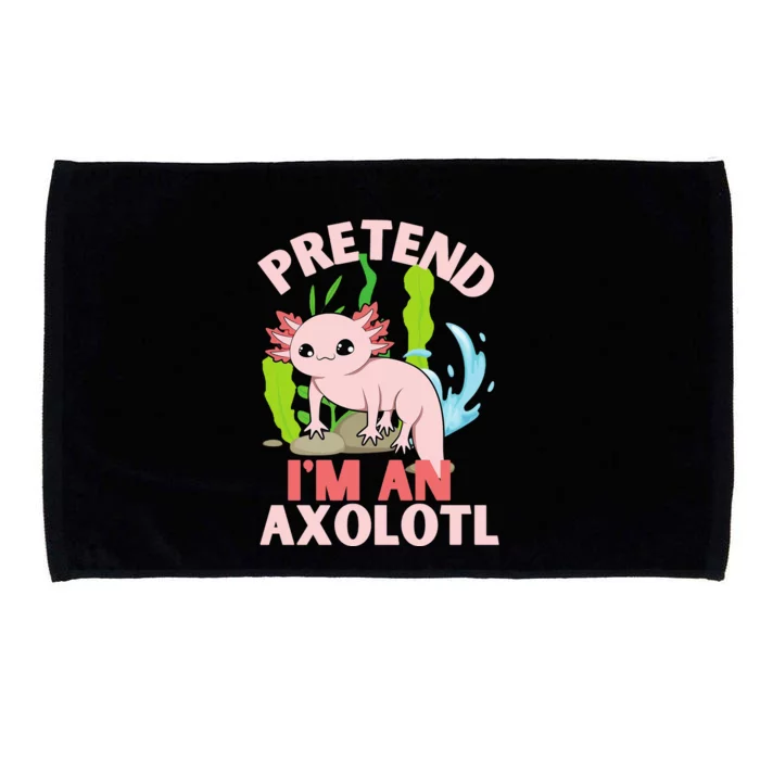 Pretend I'm An Axolotl Microfiber Hand Towel