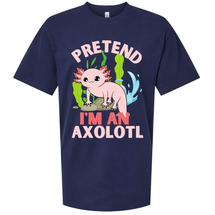 Pretend I'm An Axolotl Sueded Cloud Jersey T-Shirt