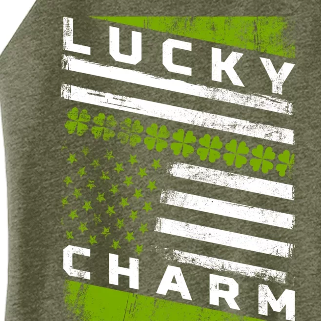 Patriotic Irish American Flag St Patricks Day Gift Women’s Perfect Tri Rocker Tank