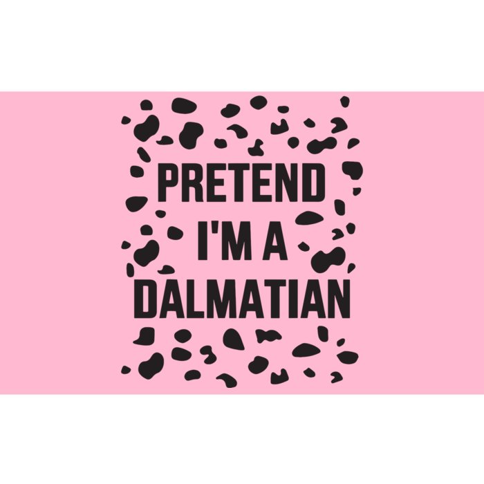 Pretend IM A Dalmatian Dog Funny Lazy Halloween Costume Bumper Sticker