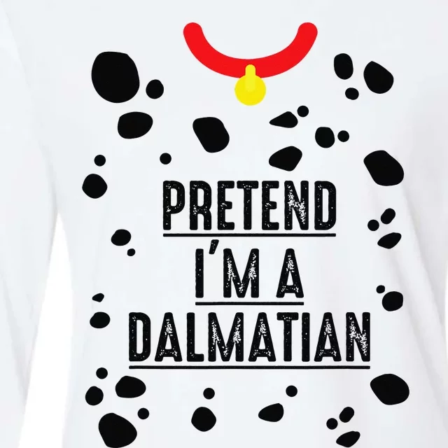 Pretend I'm A Dalmatian Halloween Costume Womens Cotton Relaxed Long Sleeve T-Shirt