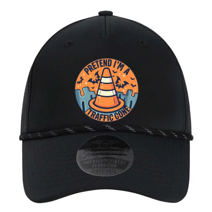 PRETEND IM A TRAFFIC CONE Halloween Costume Performance The Dyno Cap