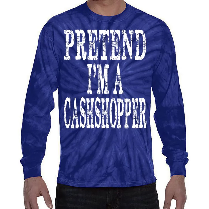 Pretend Im A Grasshopper Halloween Costume Tie-Dye Long Sleeve Shirt